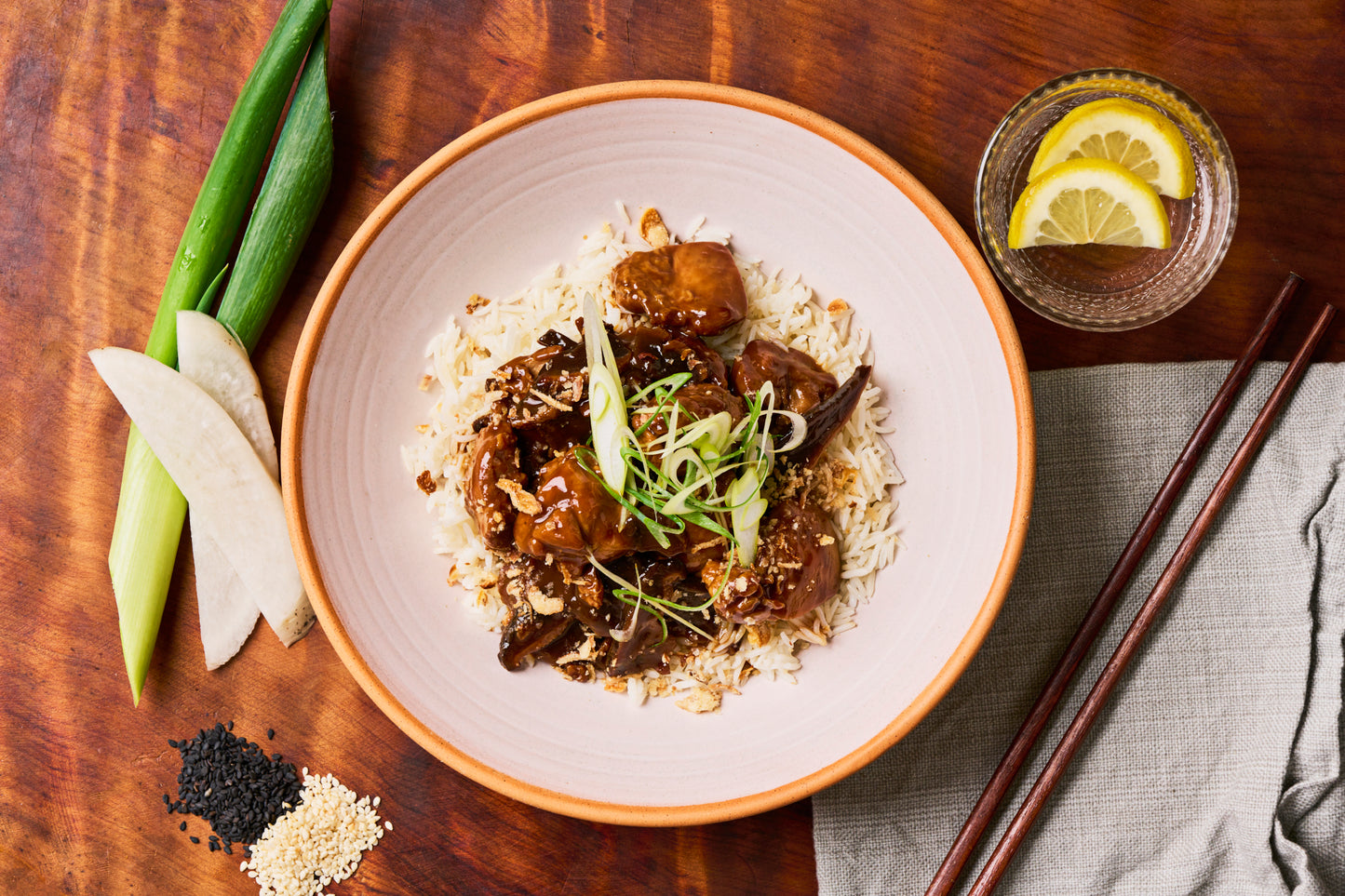 Clay pot chicken with shiitake mushroom