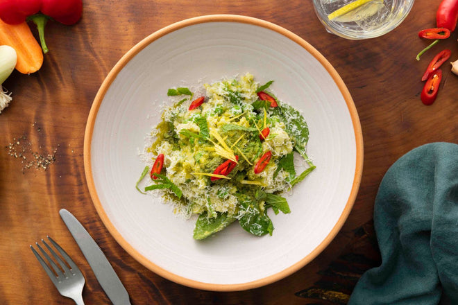 Wellness green risotto